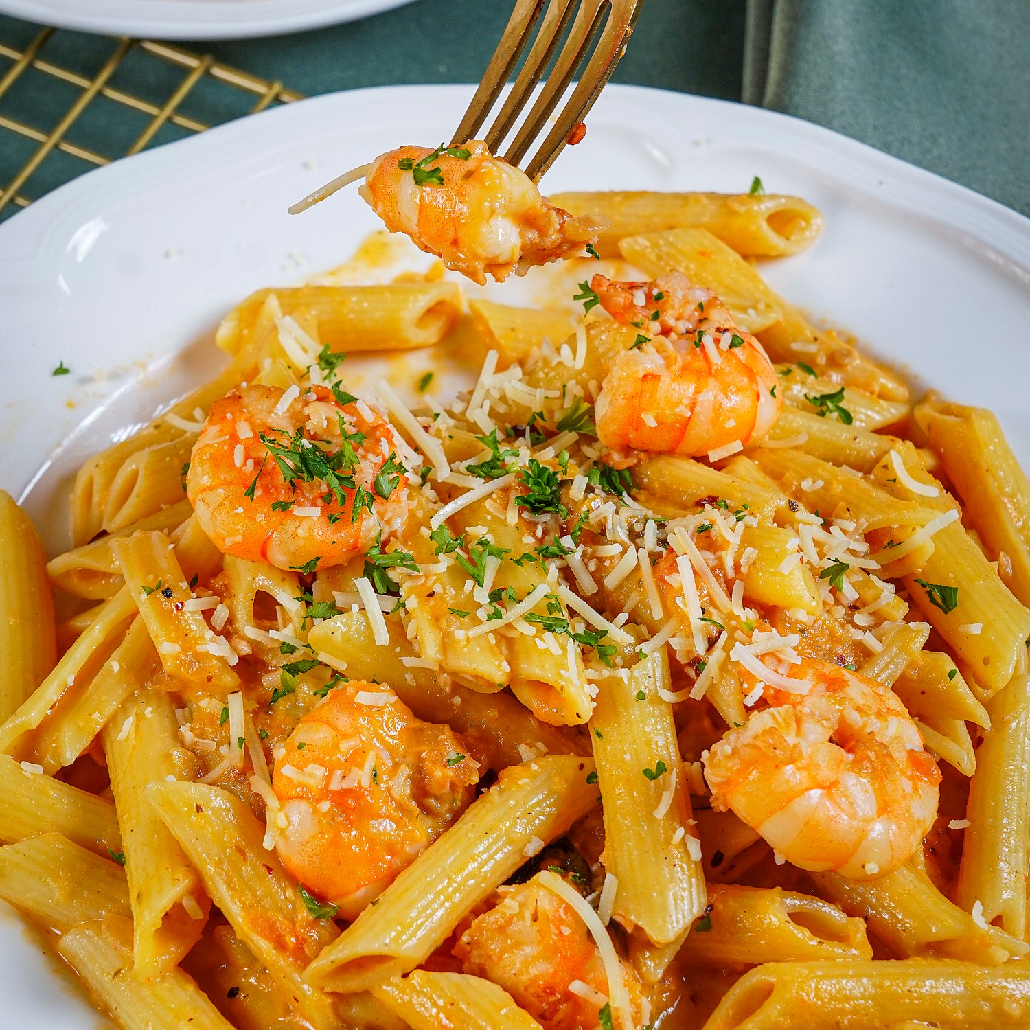 Rosé con Camarones